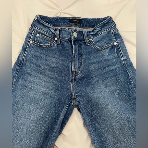 new never worn quince bella stretch relaxed straight jeans sz 24 x 30 - Picture 2 of 16